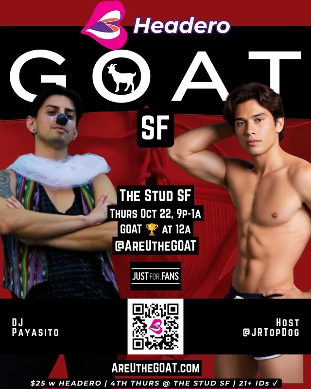GOAT [SF] flyer
