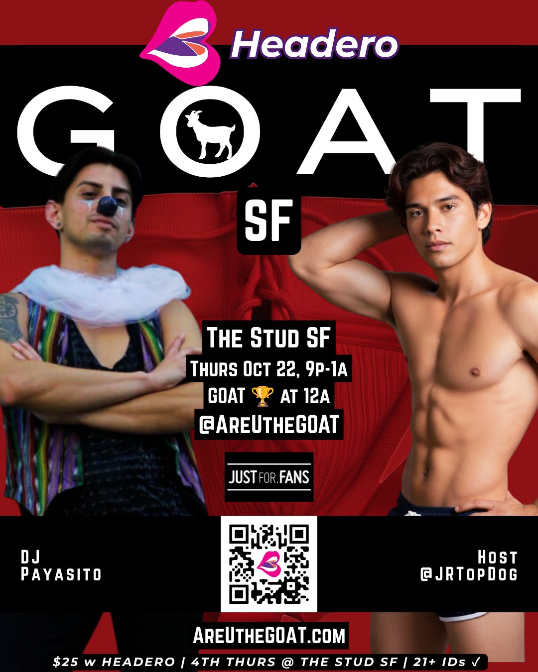 GOAT [SF] flyer