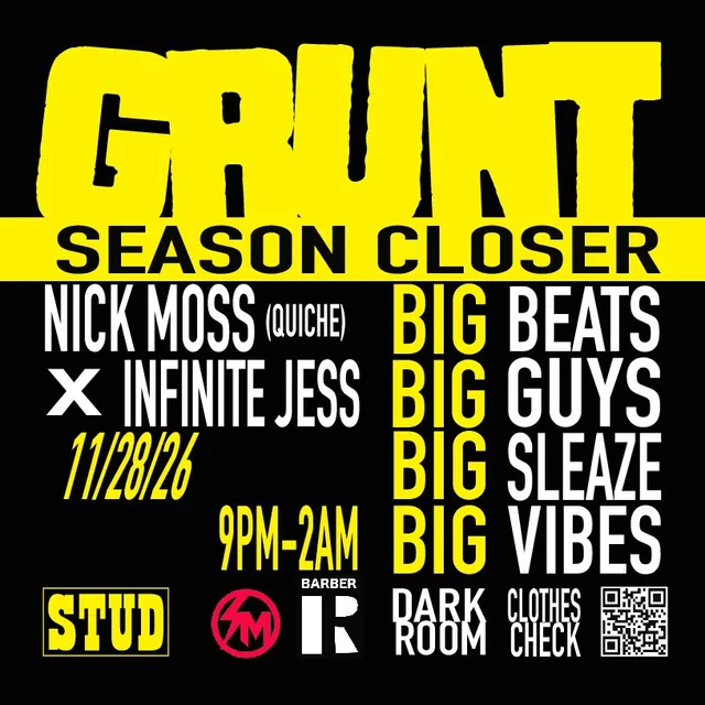 Goodbye GRUNT- Season Closer flyer
