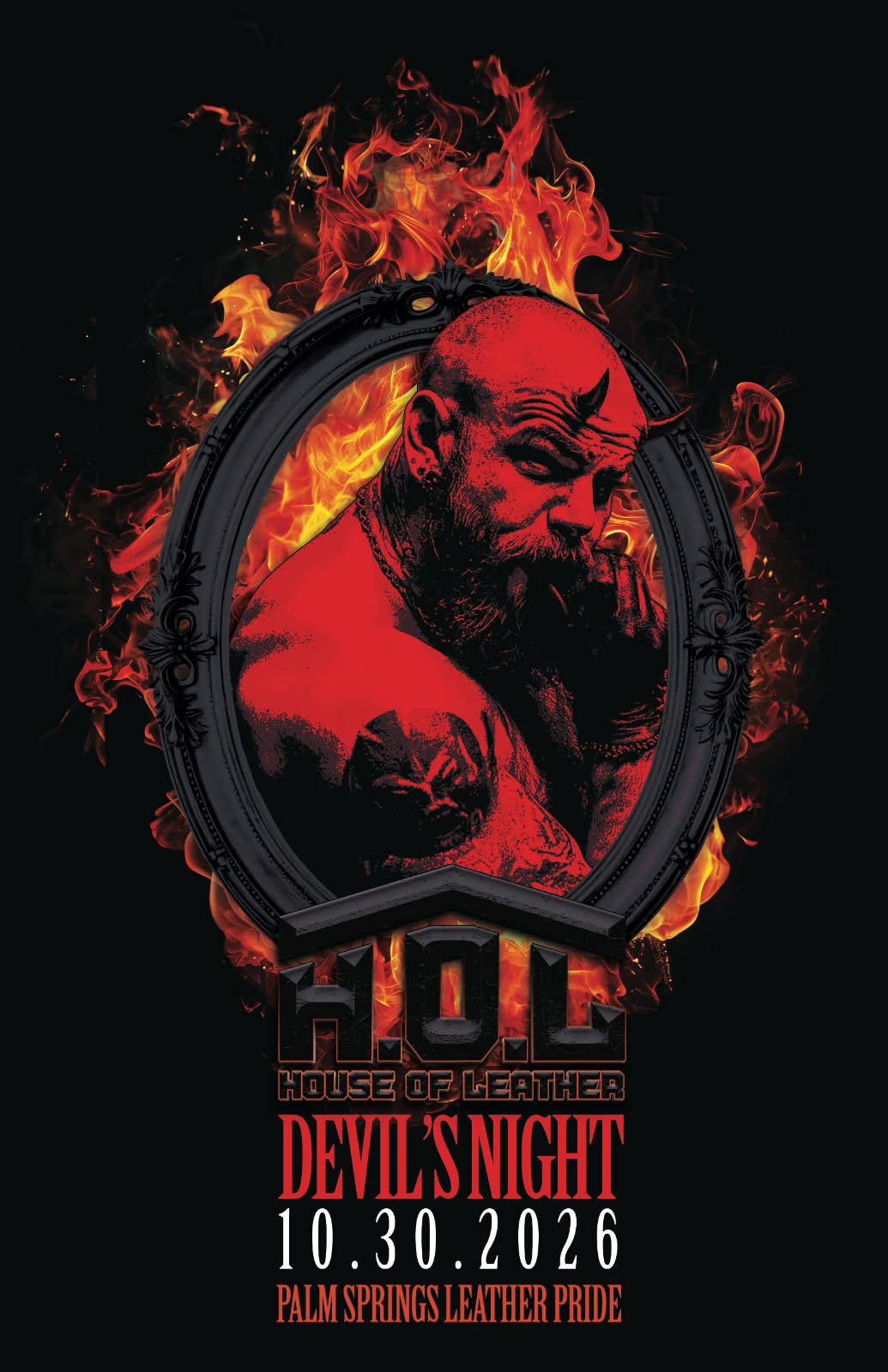 H.O.L-OWEEN PALM SPRINGS LEATHER PRIDE flyer