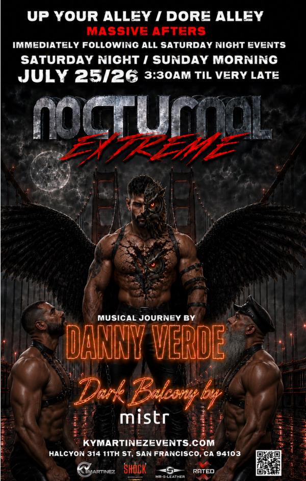 NOCTURNAL EXTREME DORE ALLEY MASSIVE AFTERS flyer