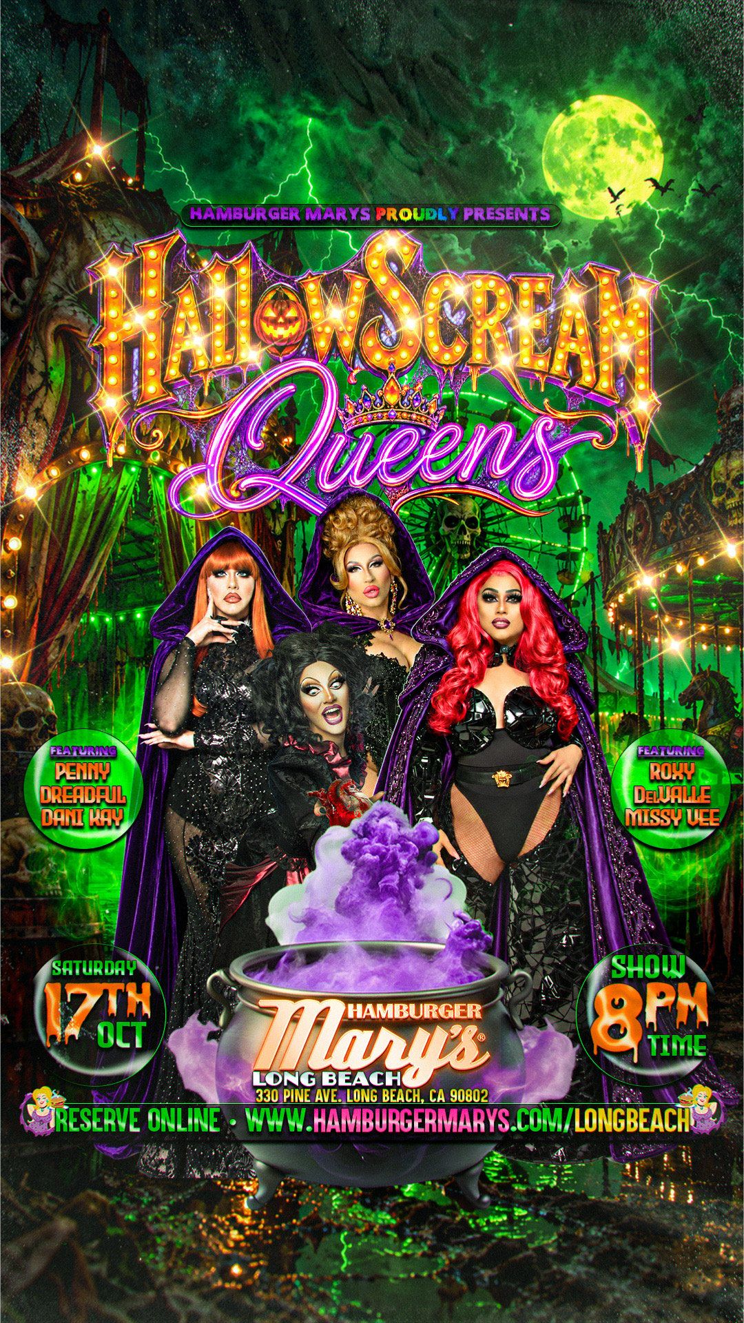 HallowScream Queens Drag Show flyer