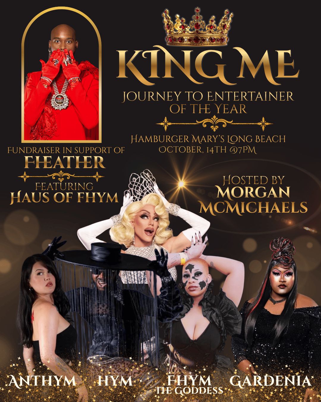 KING ME: Journey To Entertainer of the Year flyer