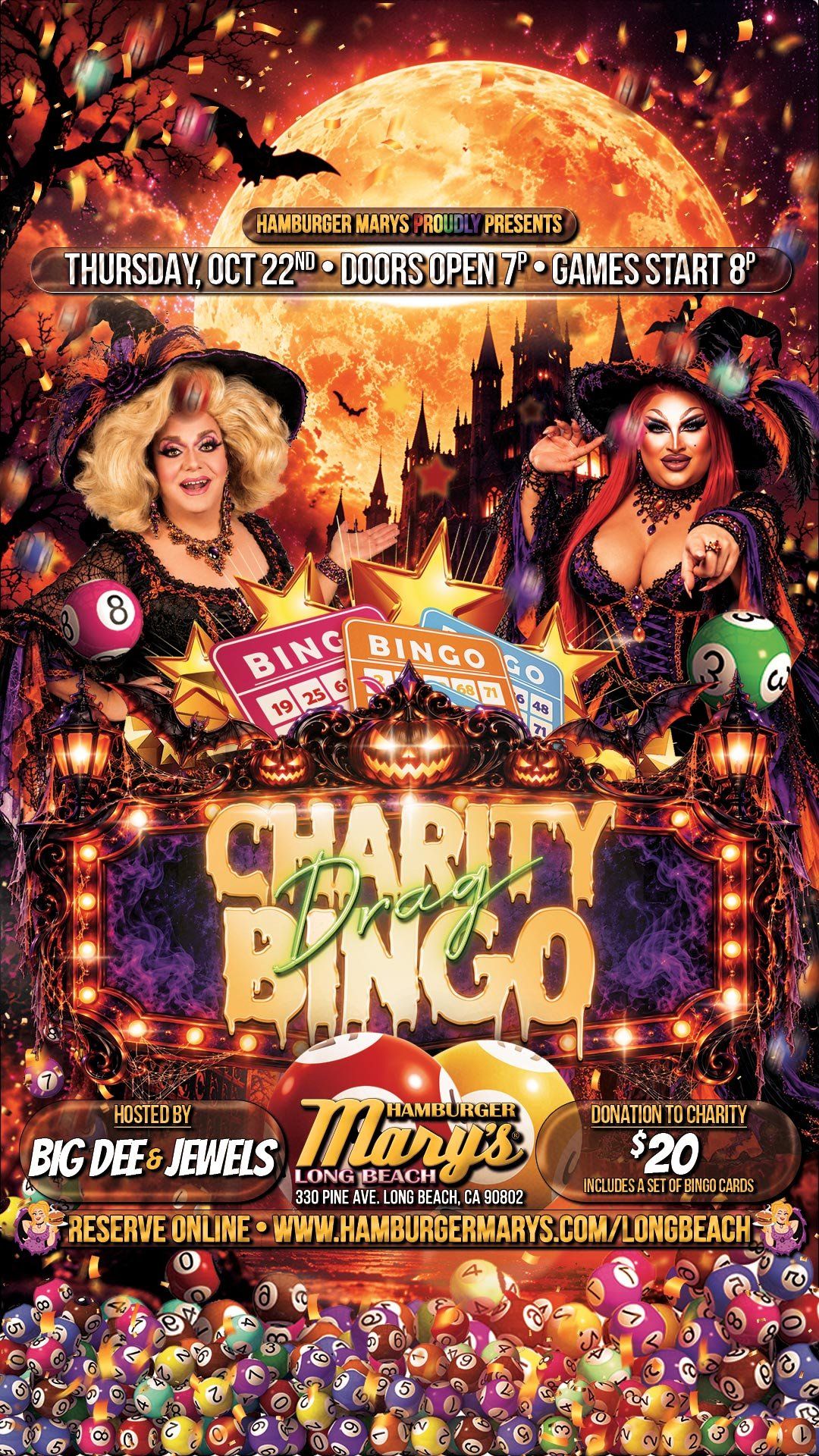 Charity Drag Bingo flyer