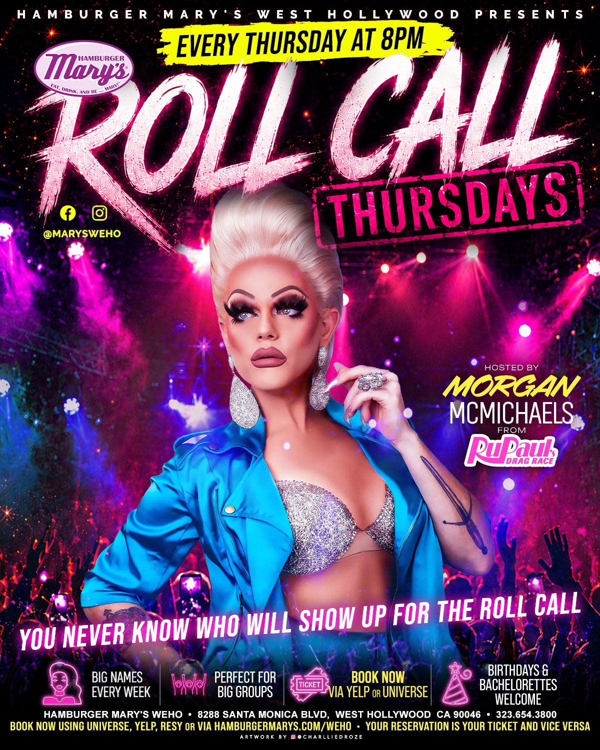 ROLL CALL THURSDAYS flyer