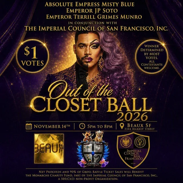 Out of The Closet Ball flyer