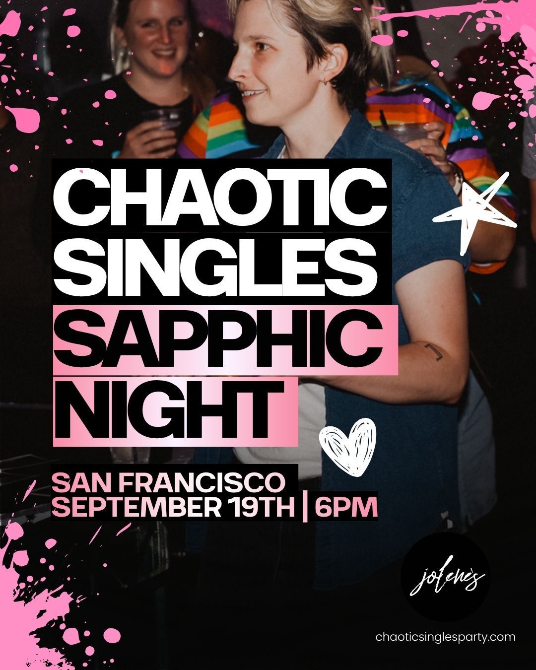 CHAOTIC SINGLES flyer