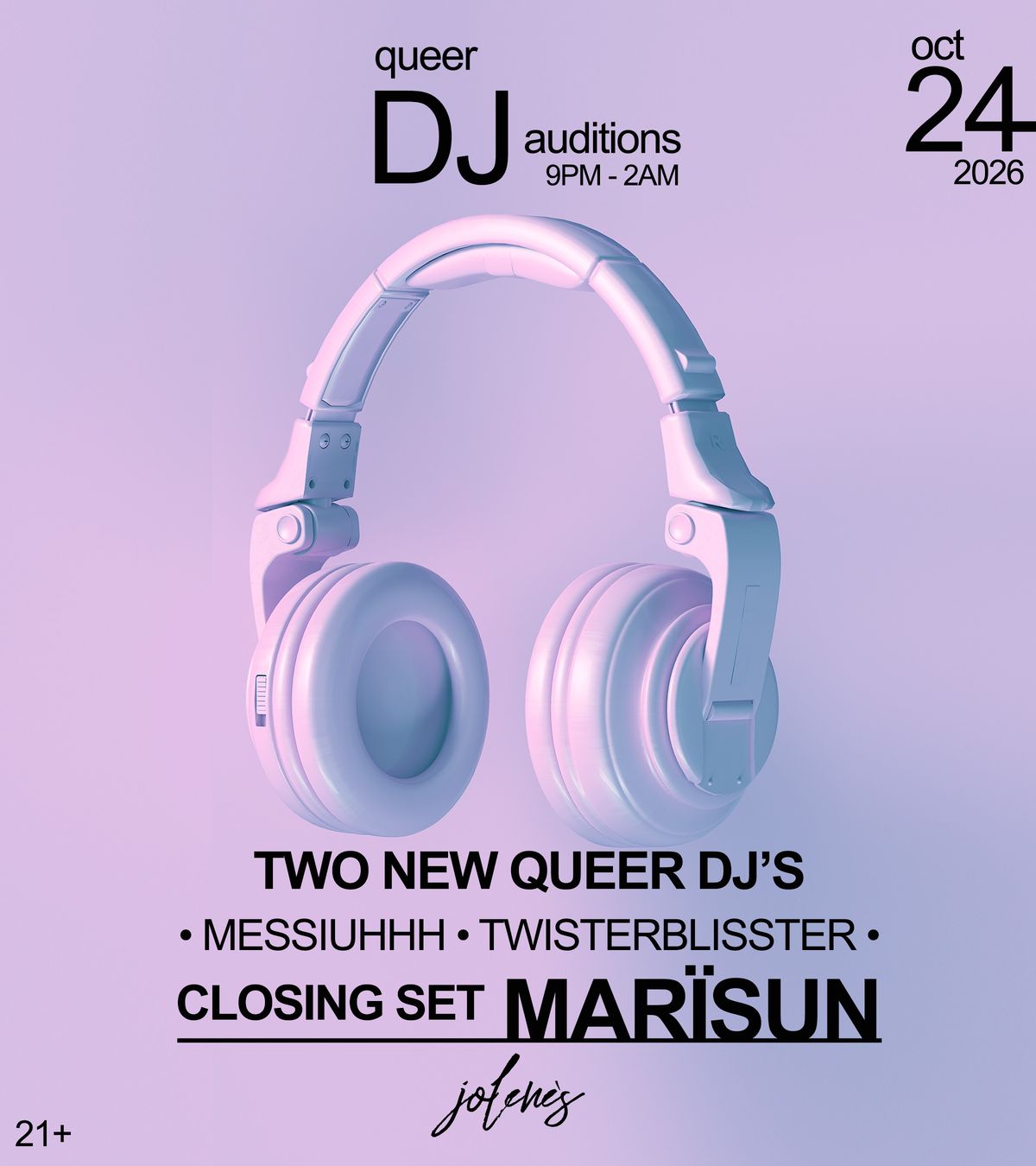 DJ AUDITIONS! PT 2. flyer