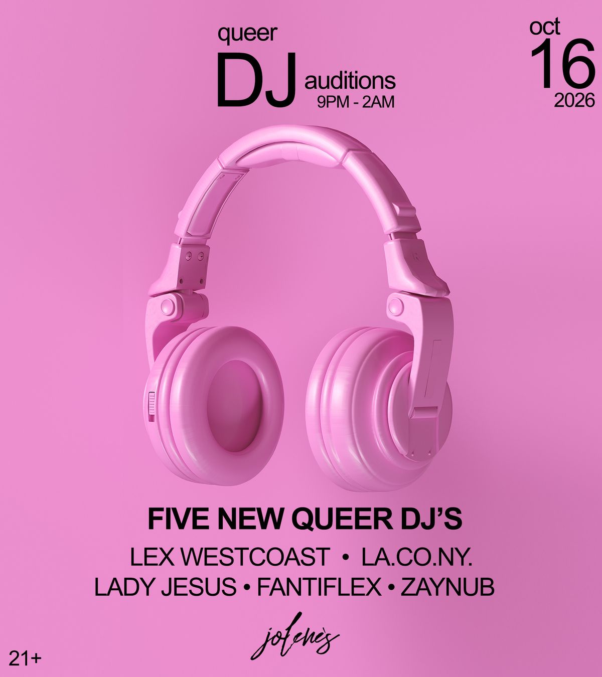 DJ AUDITIONS! flyer