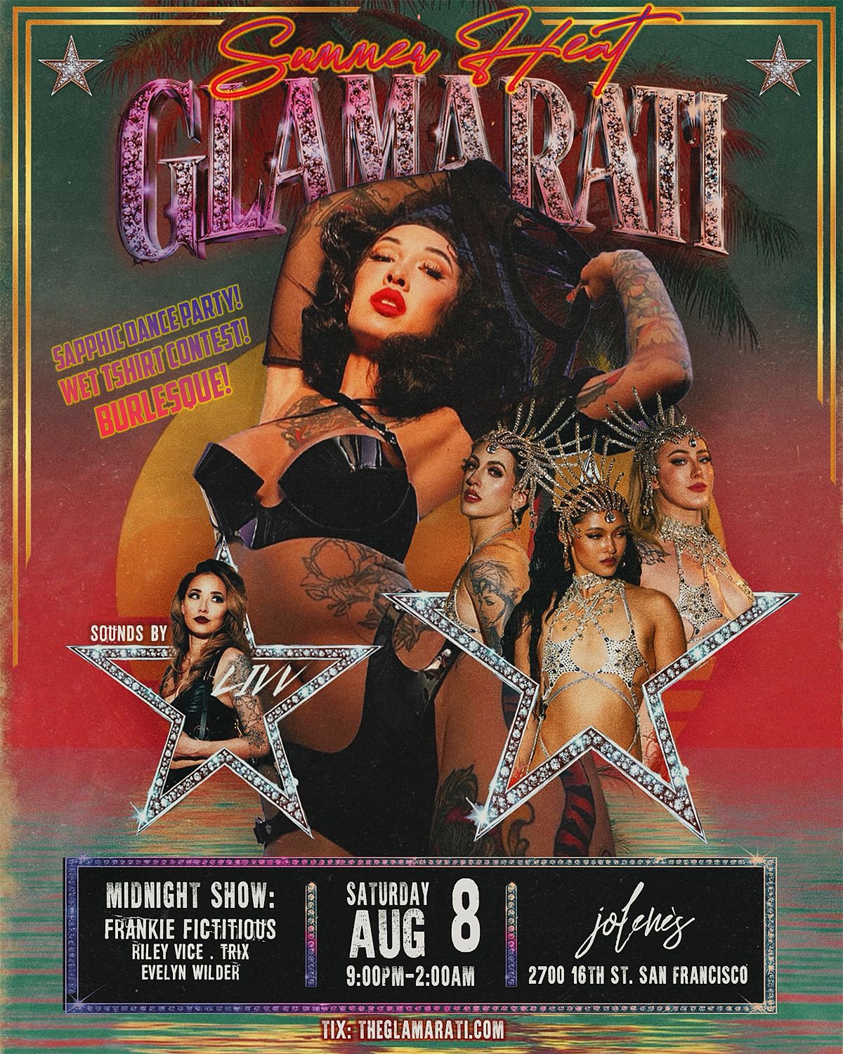 GLAMARATI: SUMMER HEAT EDITION!! flyer