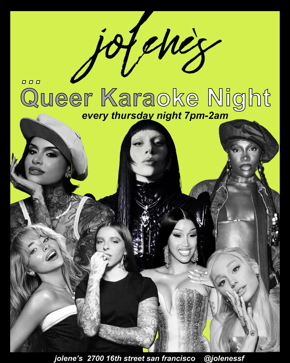 KARAOKE + FREE POOL flyer