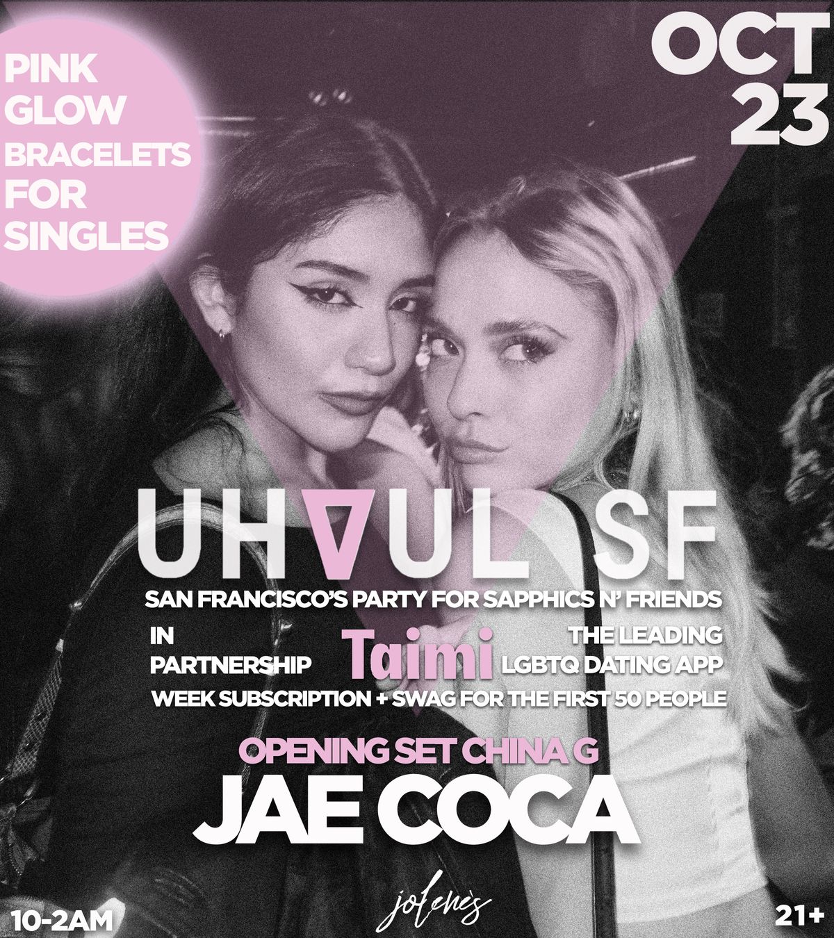 UHAUL SF : SAN FRANCISCO'S PARTY FOR SAPPHICS flyer