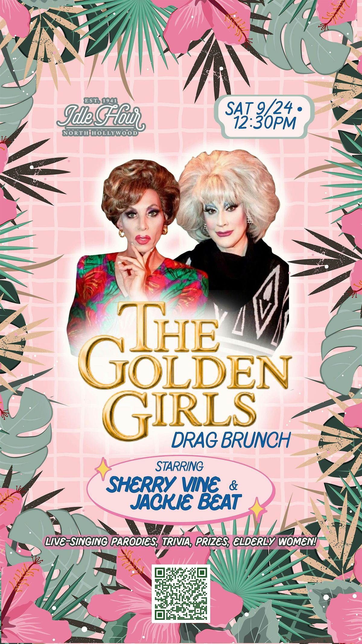 Golden Girls Bottomless Drag Brunch! flyer