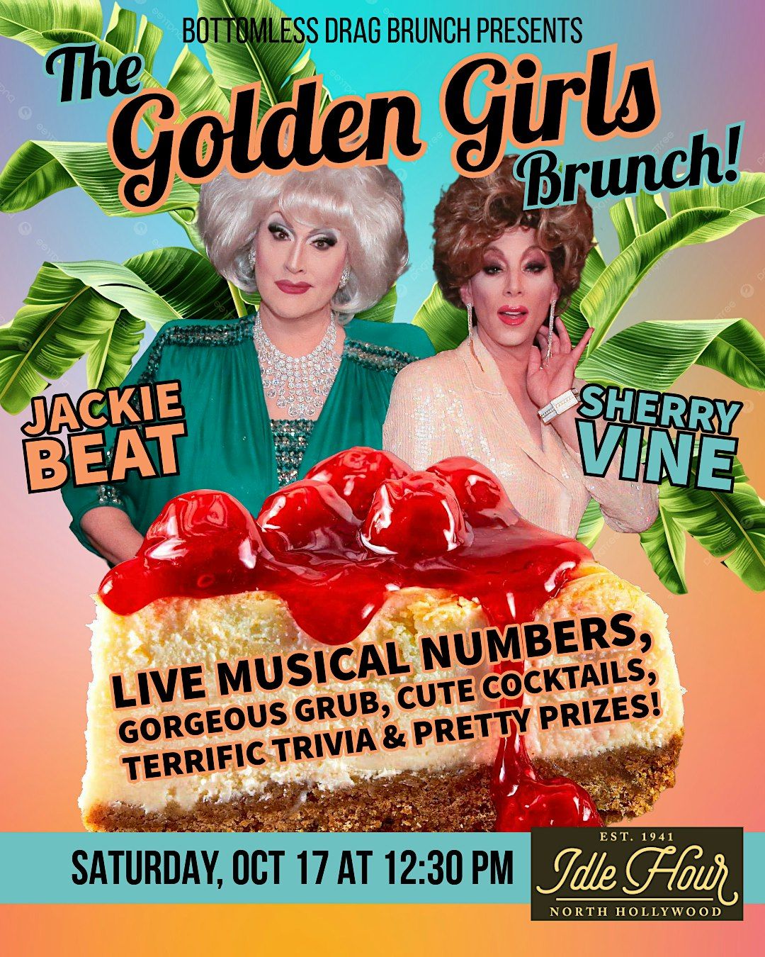 Golden Girls Bottomless Drag Brunch! flyer