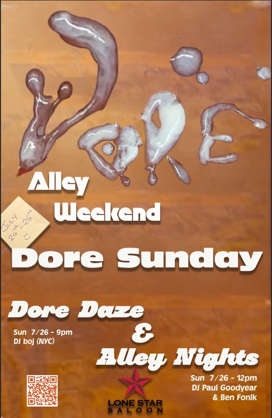 Dore Daze / Alley Nights flyer