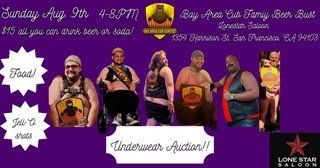 Family Underwear Auction Beer Bust flyer
