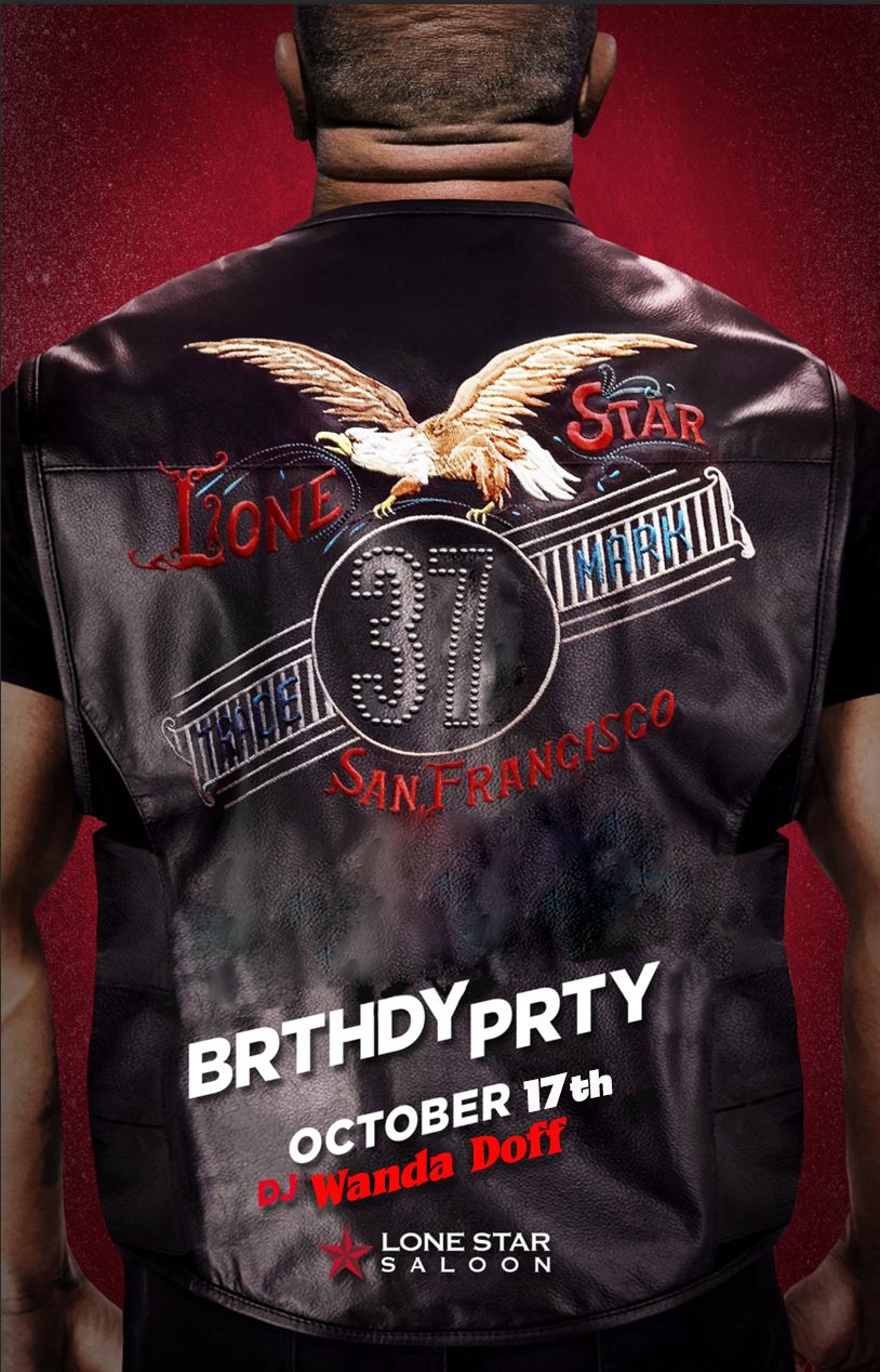 Lone Star Saloon 37th Birthday flyer