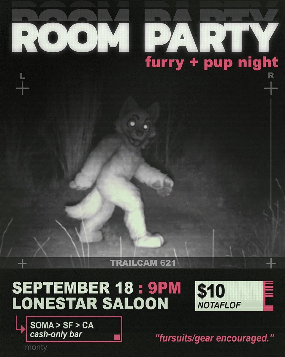Room Party flyer