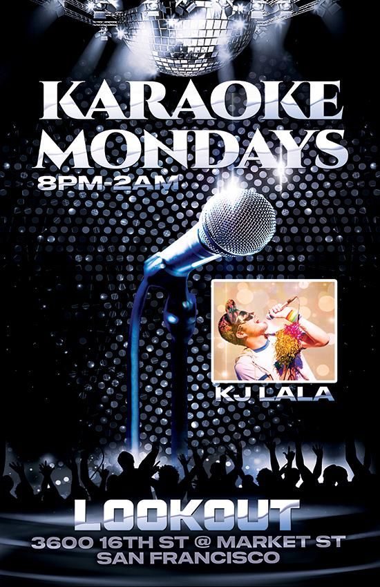 Karaoke flyer