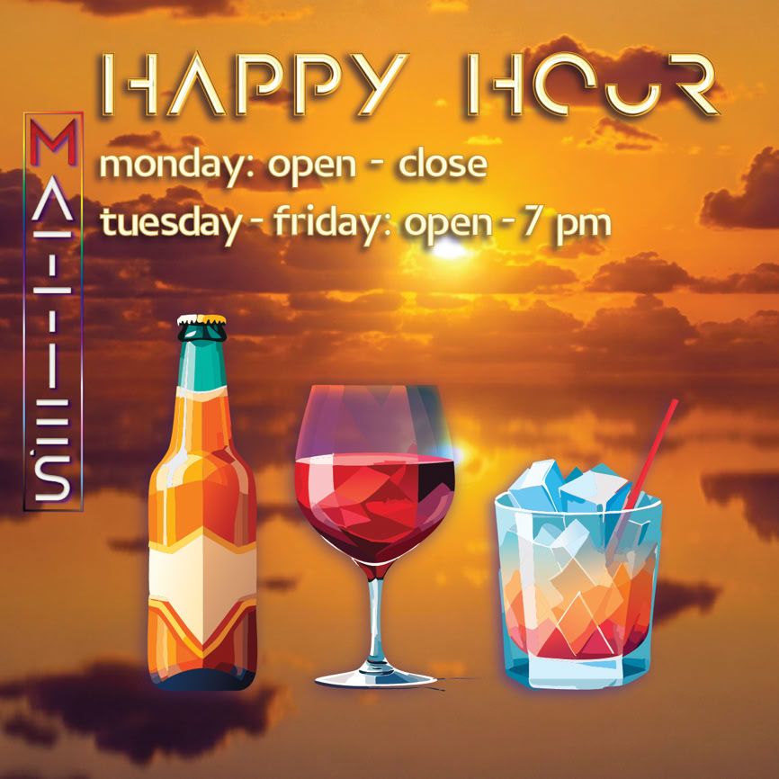 Happy Hour flyer