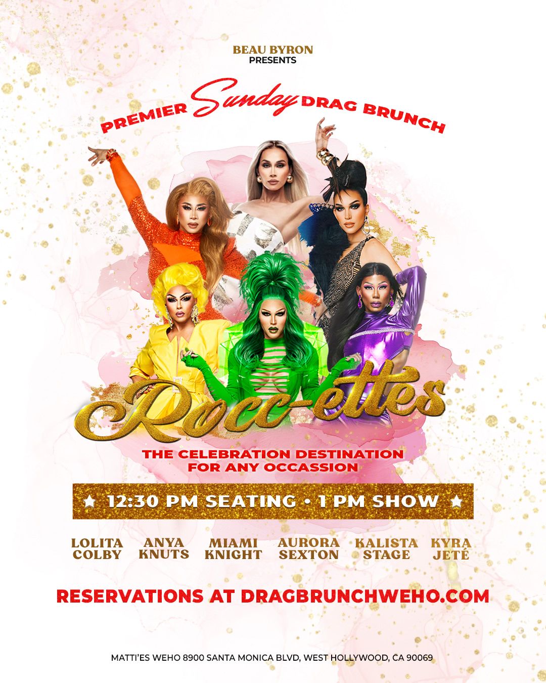 Premier Sunday Drag Brunch flyer
