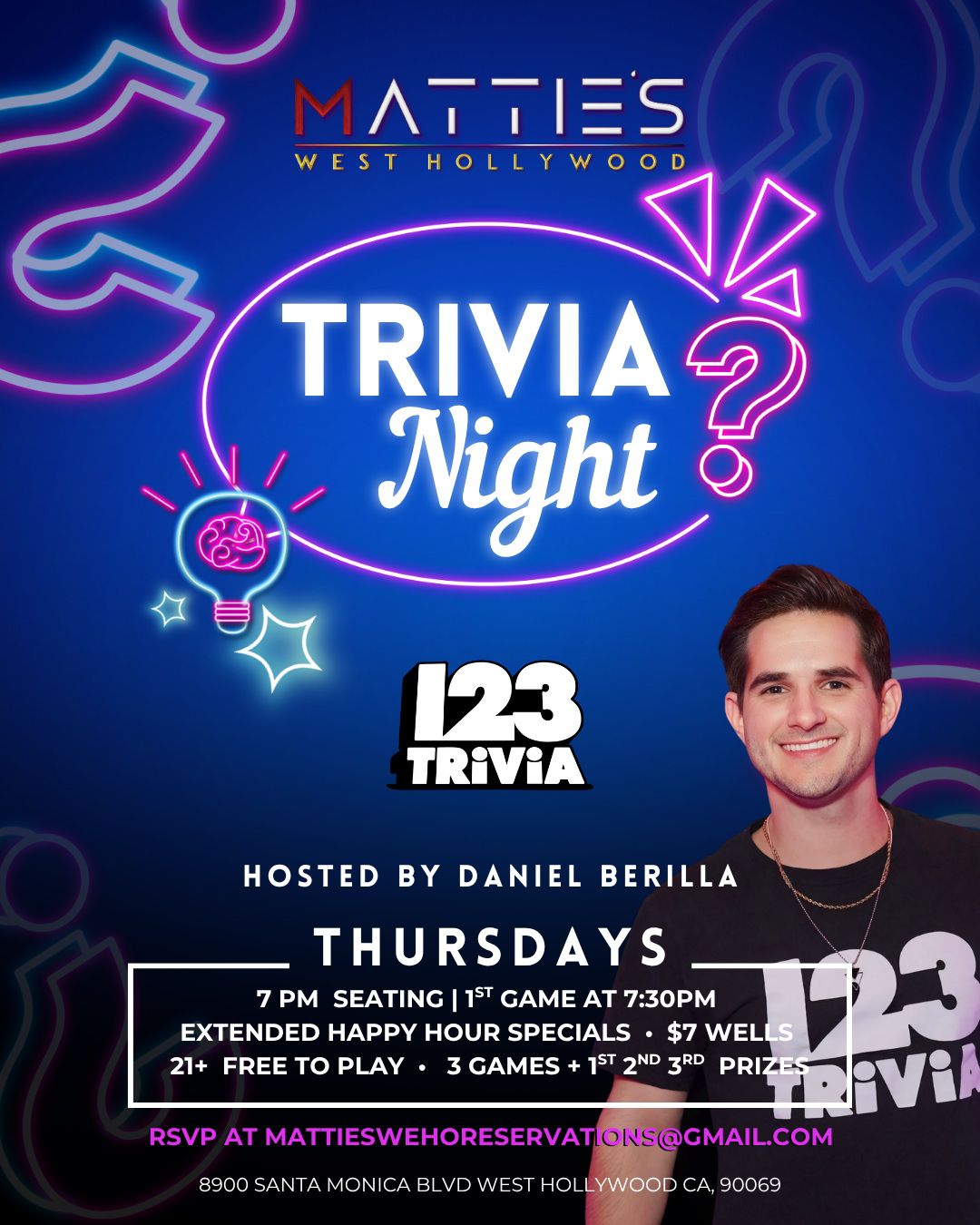 Trivia Night flyer