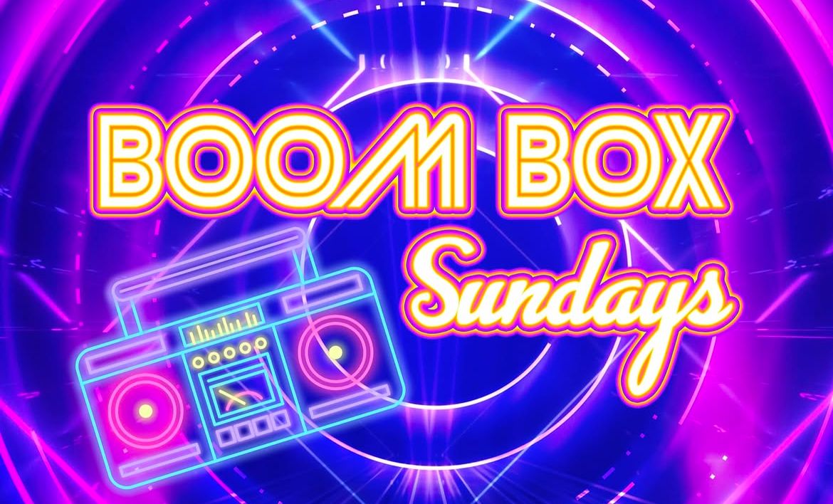 BoomBox Sundays flyer
