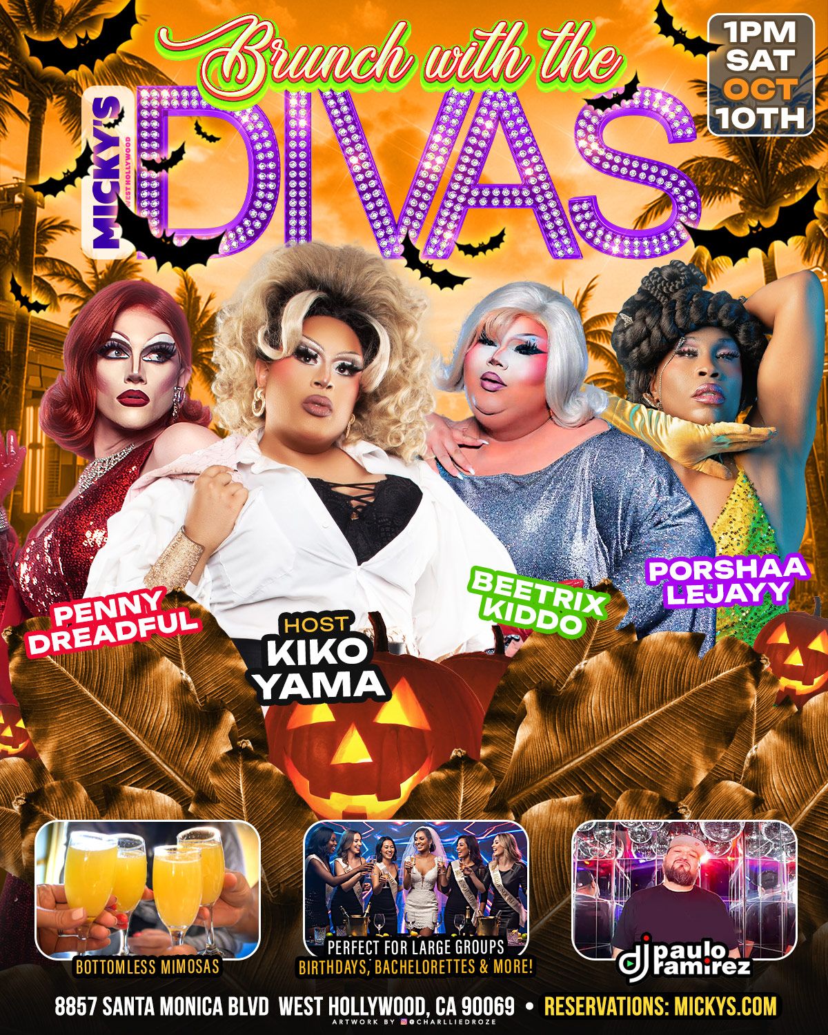 Brunch with the Divas flyer