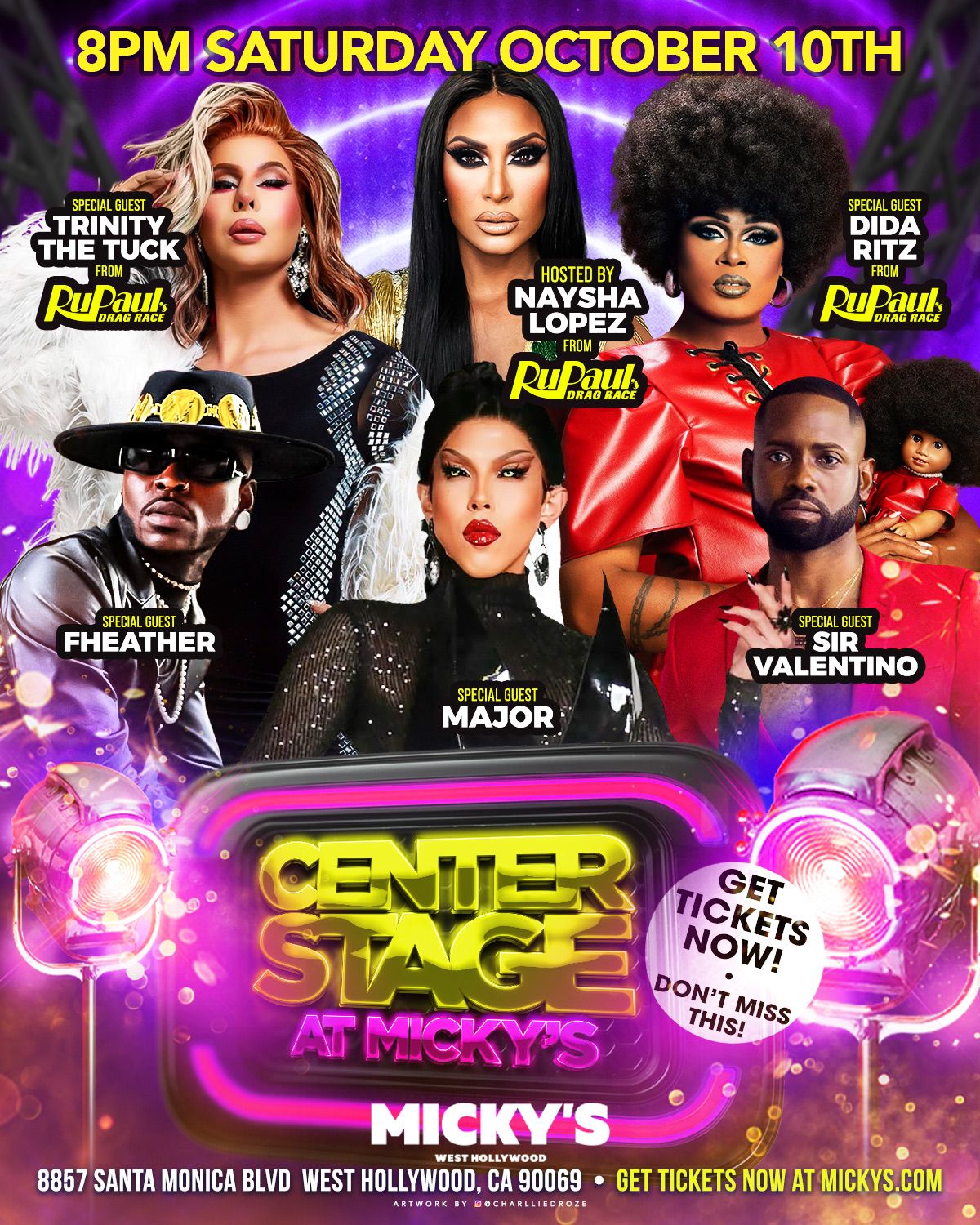Center Stage flyer