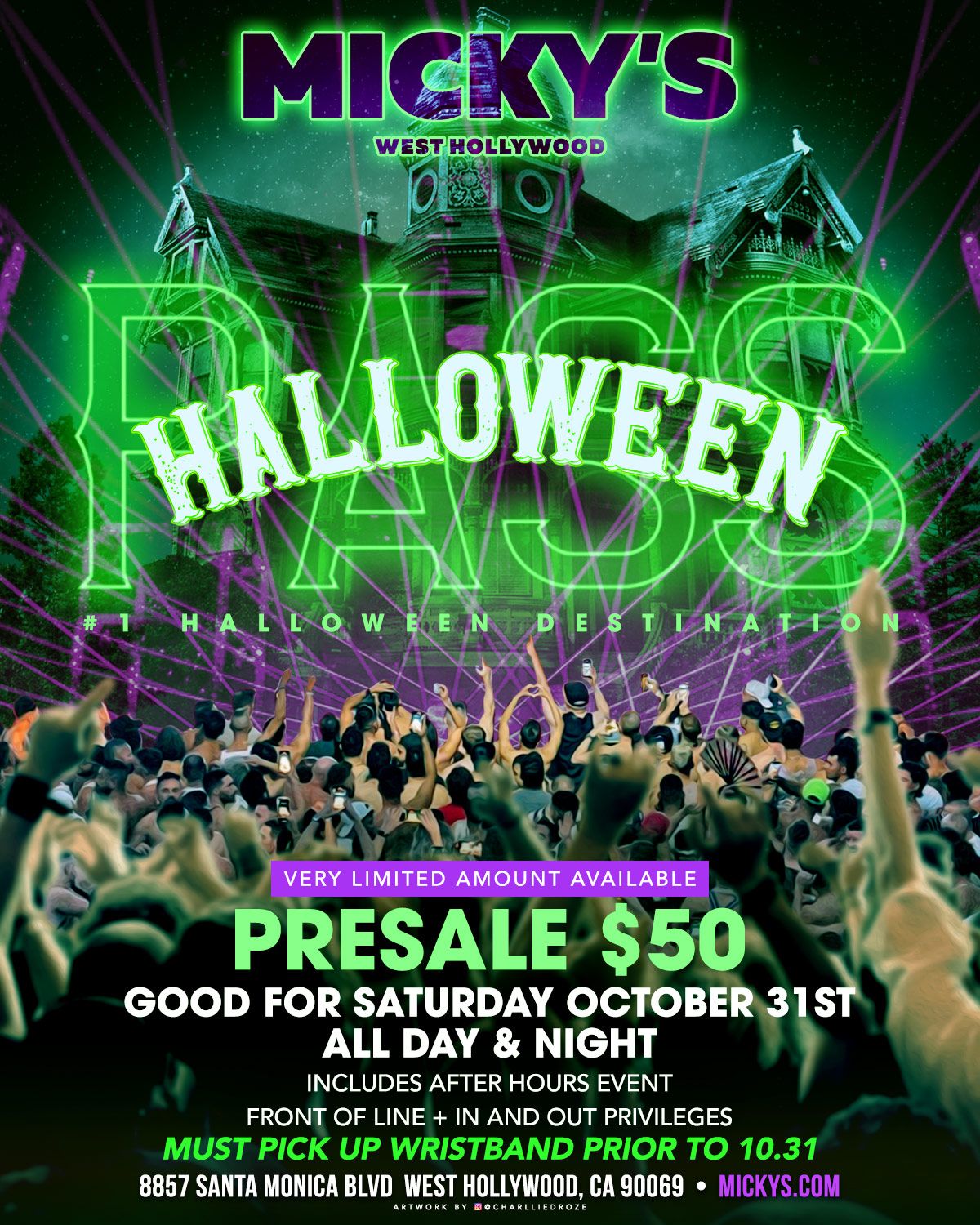 Halloween Pass flyer