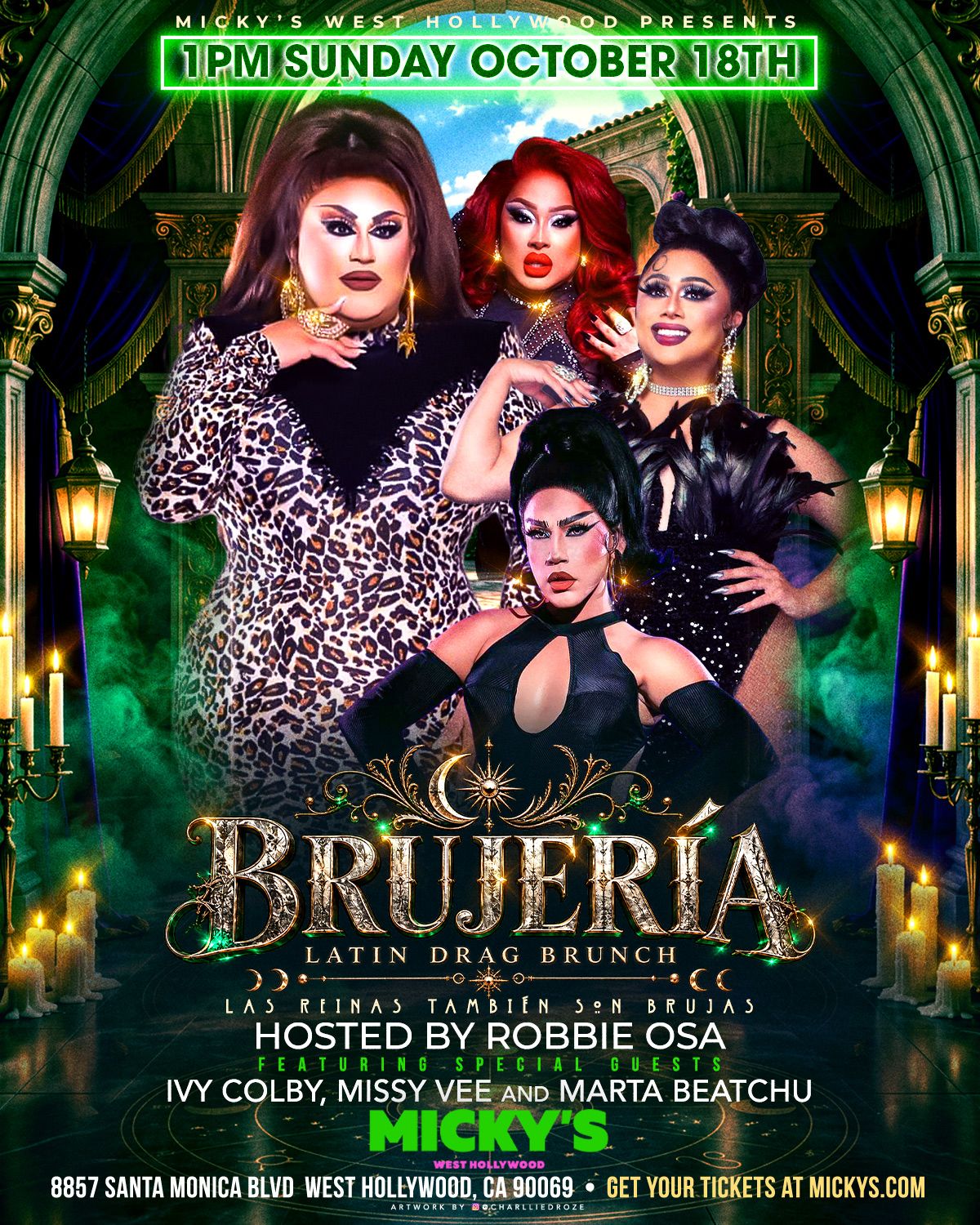 Brujería: Latin Drag Brunch flyer