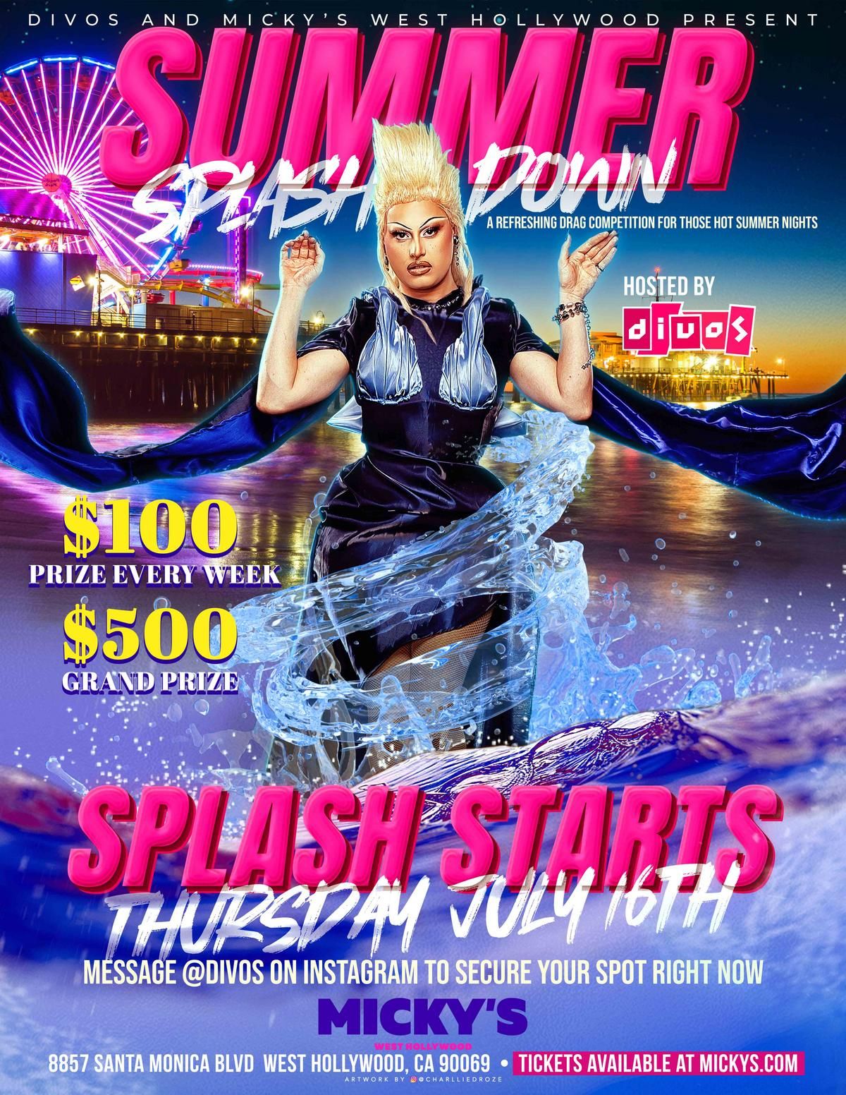 Summer Splash Down flyer