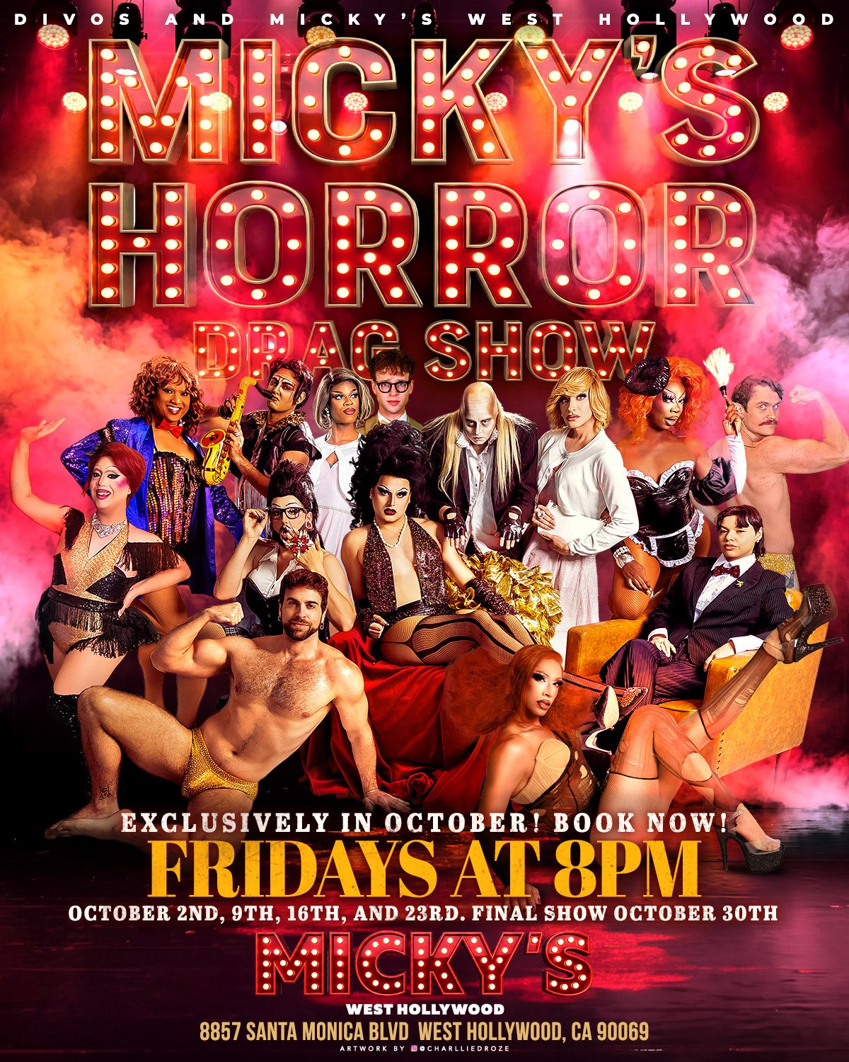 Micky’s Horror Drag Show flyer