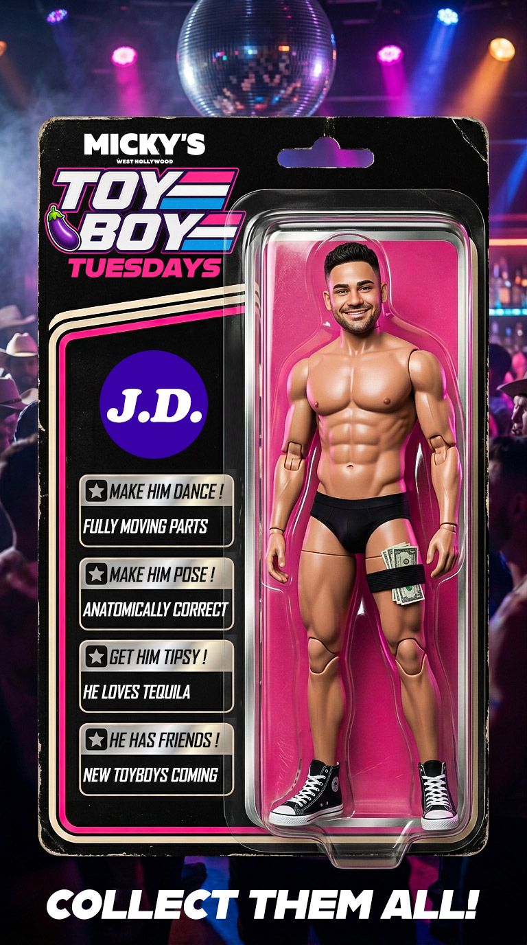Toy Boy Tuesdays flyer