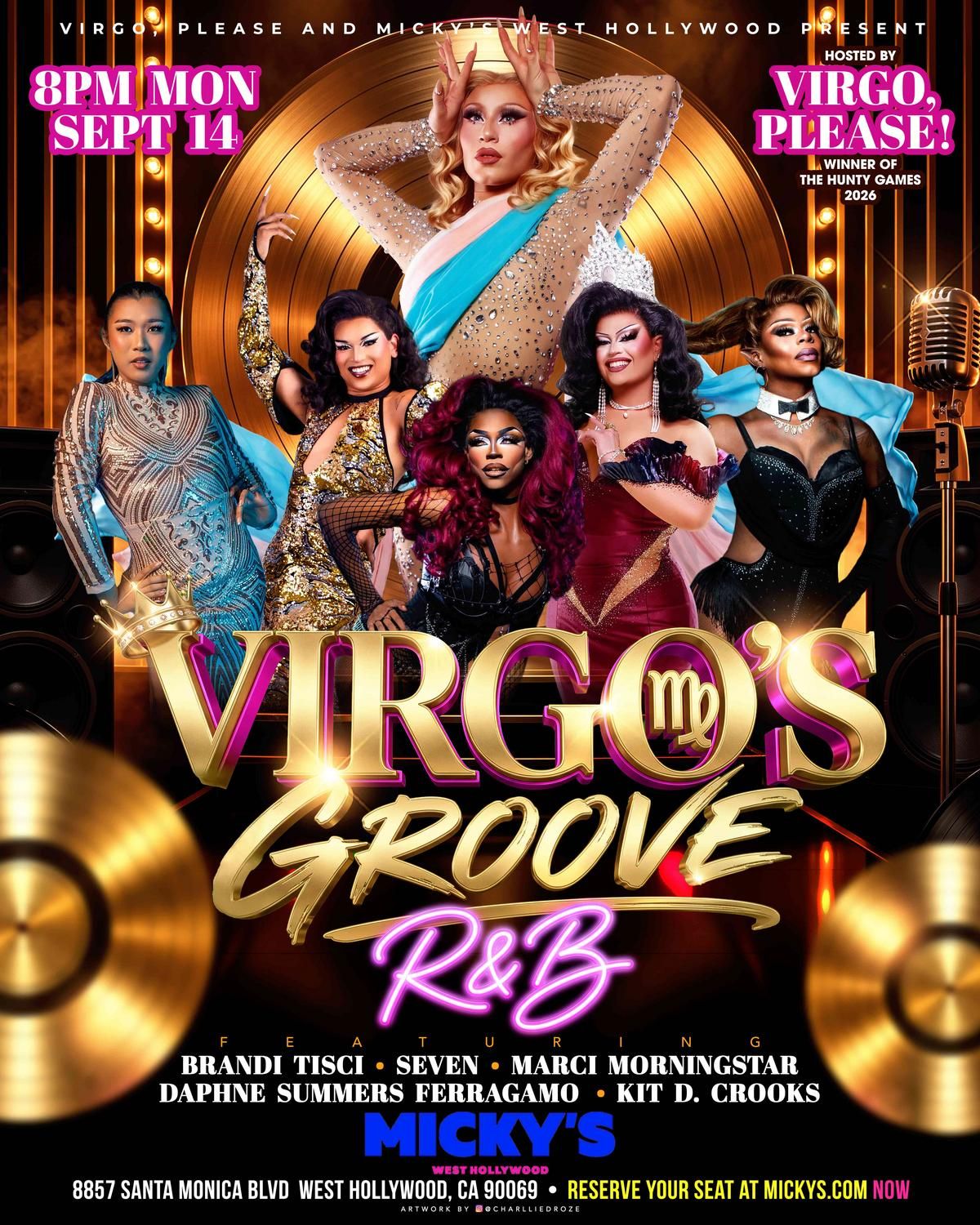 Virgo’s Groove flyer