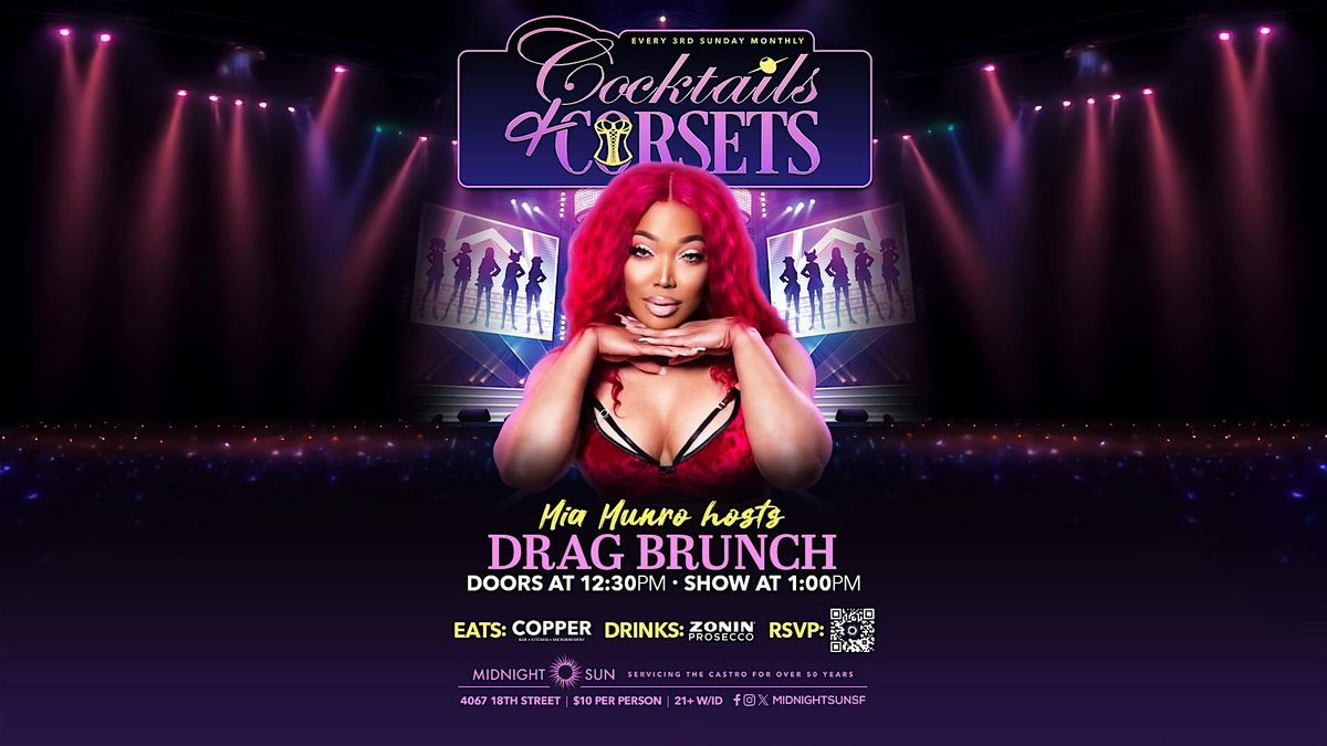 Cocktails & Corsets flyer