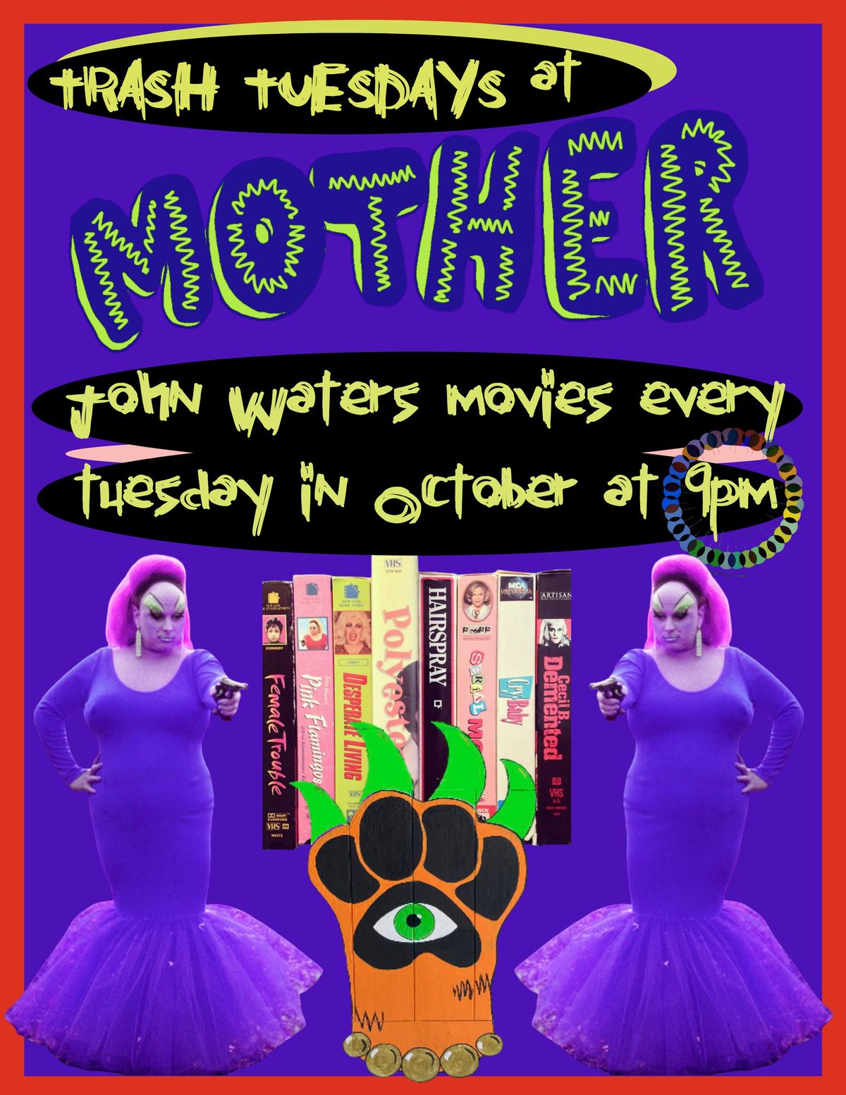 JOHN WATERS movies flyer