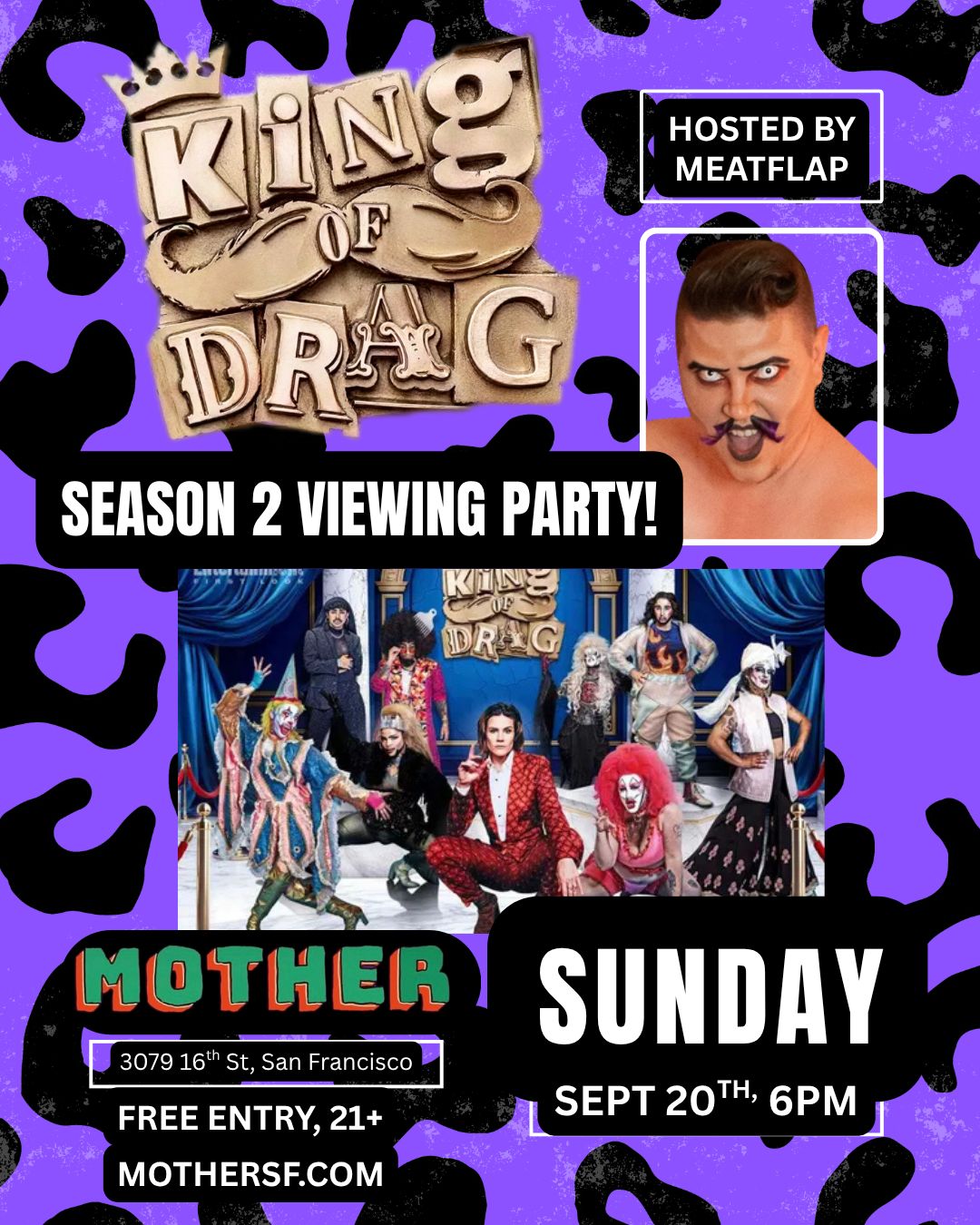 KING OF DRAG season 2 flyer