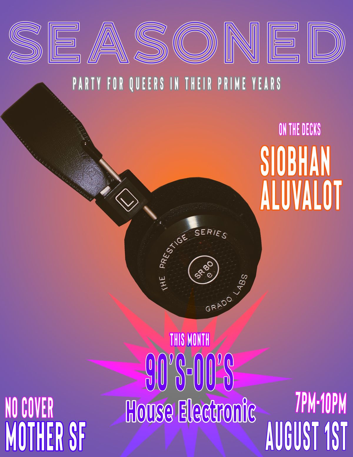 SEASONED flyer