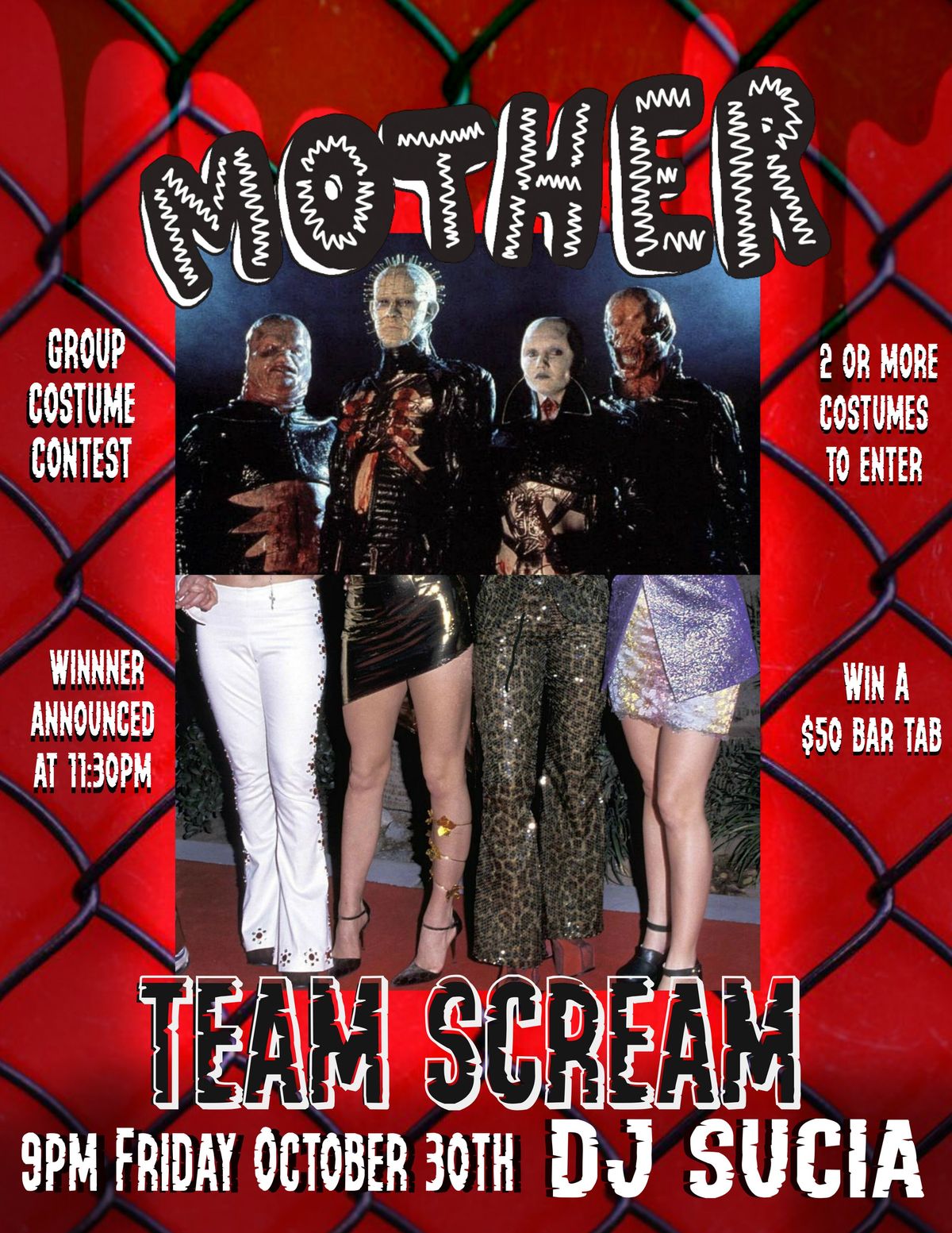 TEAM SCREAM flyer