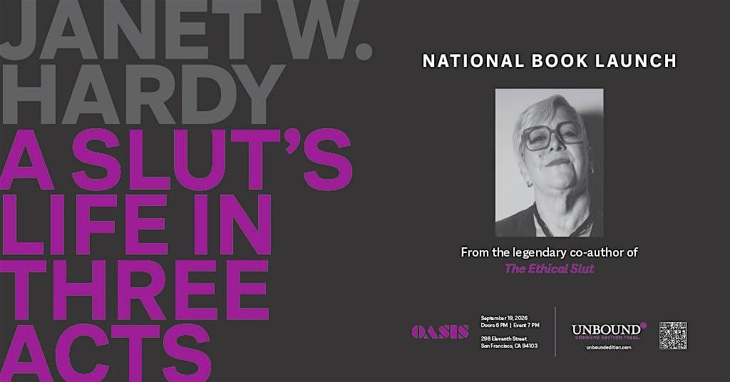 National Book Launch: A Slut's Life in Three Acts flyer