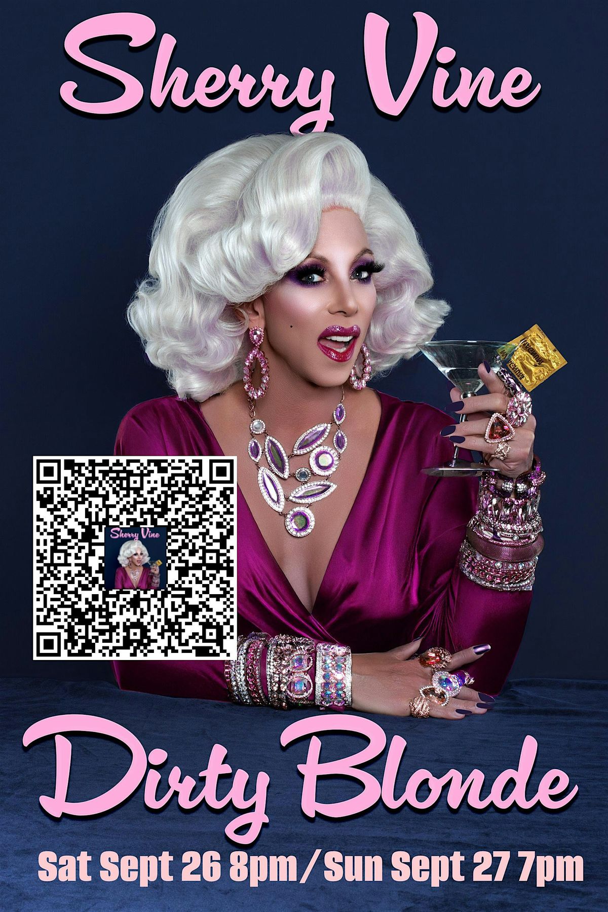Sherry Vine: Dirty Blonde flyer