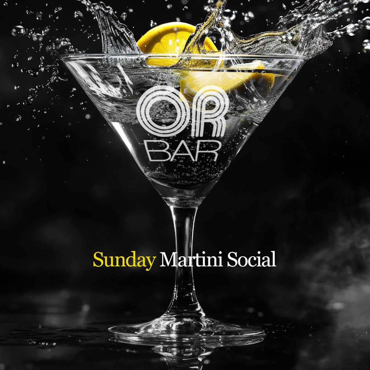 Martini Social flyer