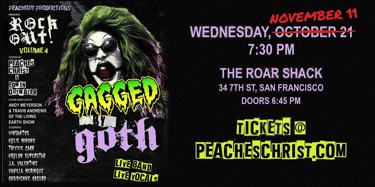 Rock Out Volume 4: Gagged by Goth flyer