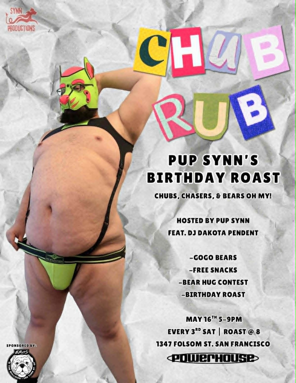 Chub Rub flyer