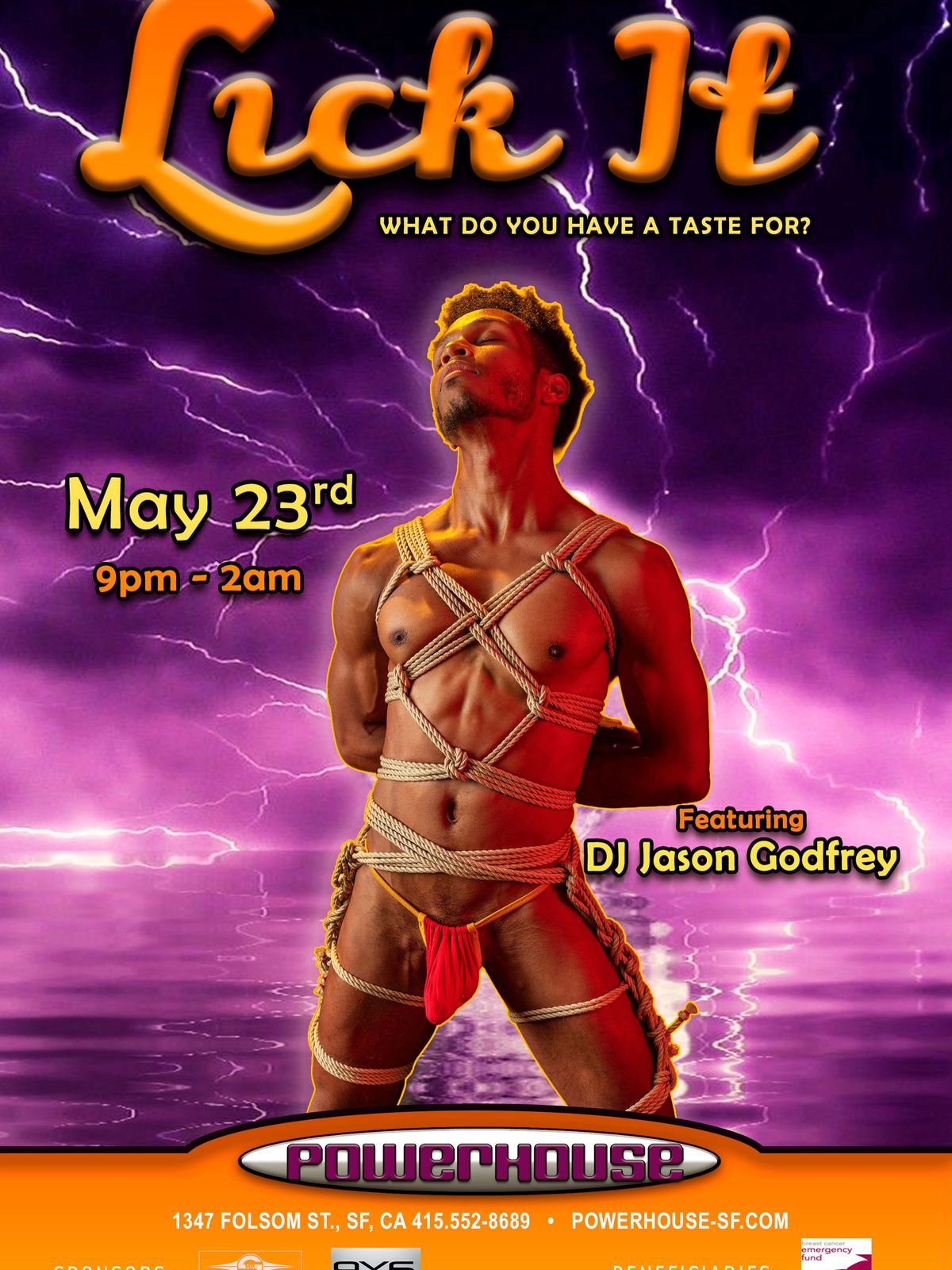 LICK IT flyer