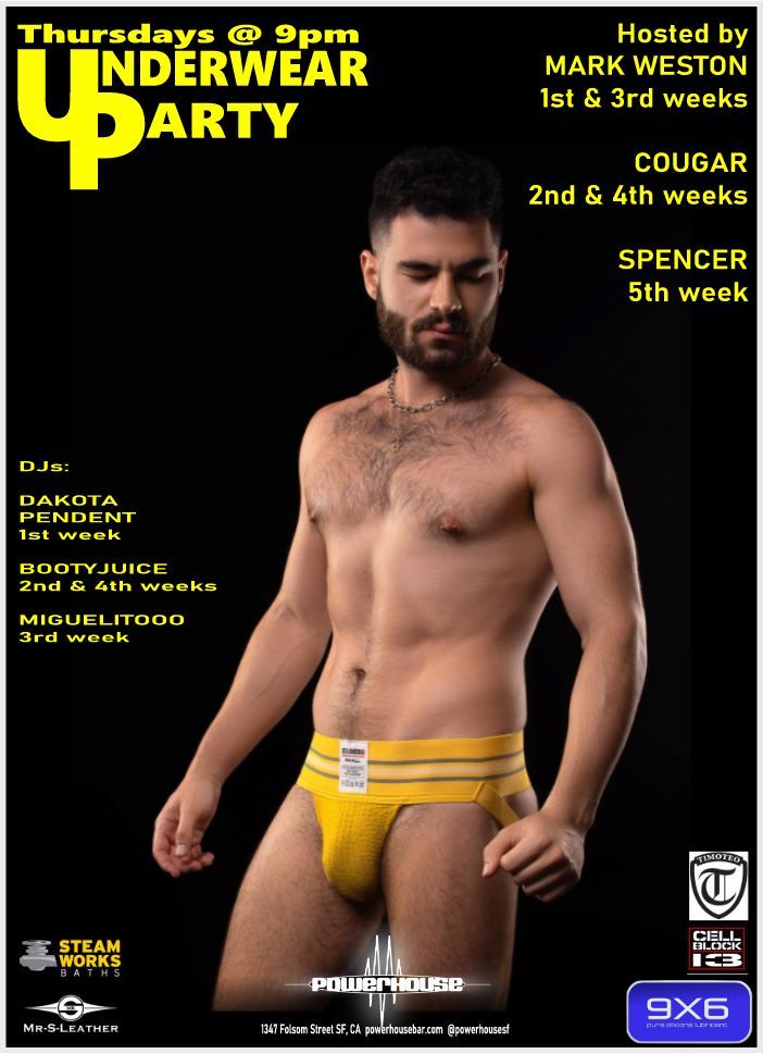 UP Underwear Party flyer