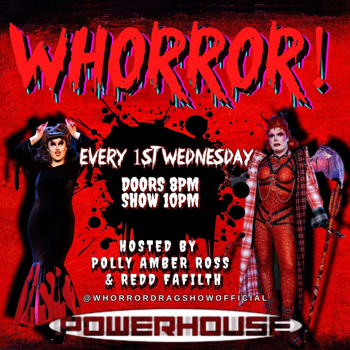 WHORROR flyer