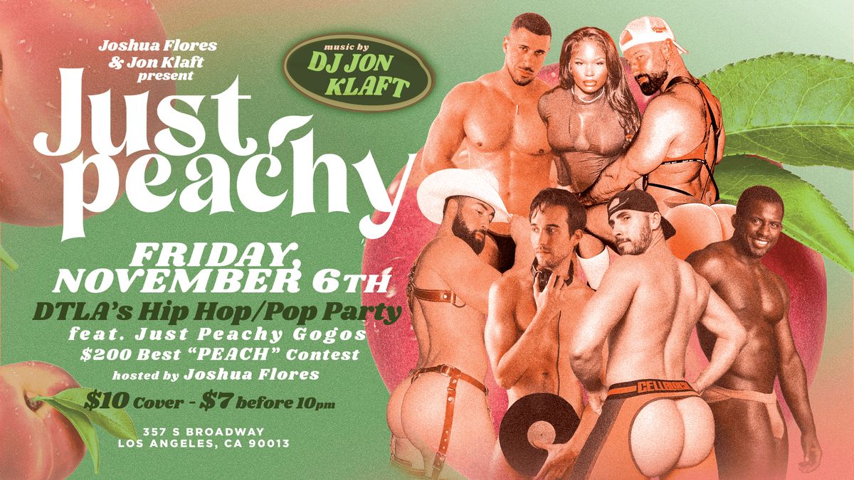 Just Peachy flyer