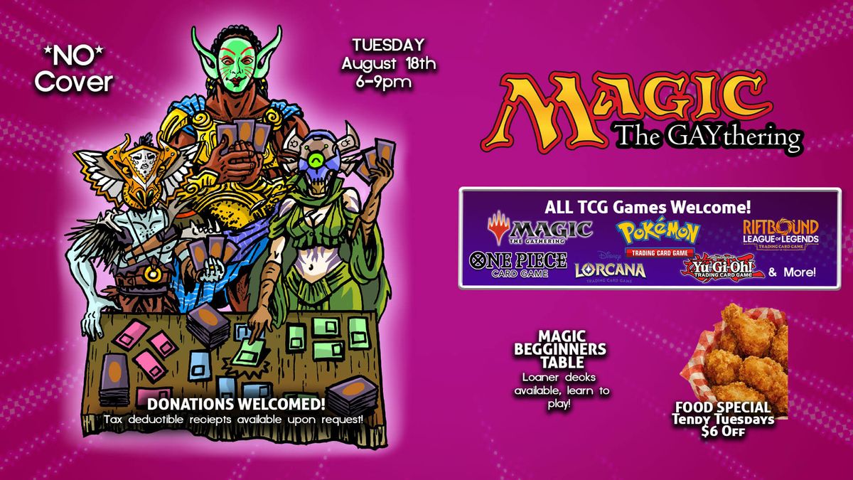 Magic the GAYthering flyer